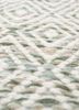 abrash grey and black wool and viscose flat weaves Rug - CloseUp abrash grey and black wool and viscose flat weaves Rug - CloseUp