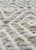 abrash blue wool and viscose flat weaves Rug - CloseUp abrash blue wool and viscose flat weaves Rug - CloseUp