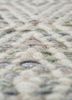 abrash grey and black wool and viscose flat weaves Rug - CloseUp abrash grey and black wool and viscose flat weaves Rug - CloseUp