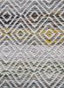 abrash blue wool and viscose flat weaves Rug - CloseUp abrash blue wool and viscose flat weaves Rug - CloseUp