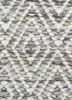 abrash grey and black wool and viscose flat weaves Rug - CloseUp