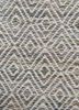 abrash green wool and viscose flat weaves Rug - CloseUp