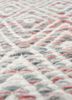 abrash green wool and viscose flat weaves Rug - CloseUp abrash green wool and viscose flat weaves Rug - CloseUp