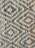 abrash green wool and viscose flat weaves Rug - CloseUp