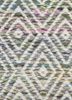 abrash green wool and viscose flat weaves Rug - CloseUp