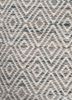 abrash beige and brown wool and viscose flat weaves Rug - CloseUp abrash beige and brown wool and viscose flat weaves Rug - CloseUp