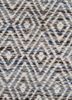 abrash beige and brown wool and viscose flat weaves Rug - CloseUp