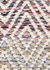 abrash red and orange wool and viscose flat weaves Rug - CloseUp abrash red and orange wool and viscose flat weaves Rug - CloseUp