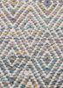 abrash gold wool and viscose flat weaves Rug - CloseUp