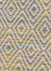 abrash green wool and viscose flat weaves Rug - CloseUp
