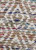 abrash blue wool and viscose flat weaves Rug - CloseUp abrash blue wool and viscose flat weaves Rug - CloseUp