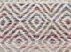 abrash blue wool and viscose flat weaves Rug - CloseUp