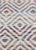 abrash red and orange wool and viscose flat weaves Rug - CloseUp abrash red and orange wool and viscose flat weaves Rug - CloseUp
