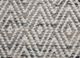 abrash blue wool and viscose flat weaves Rug - CloseUp