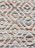 abrash blue wool and viscose flat weaves Rug - CloseUp