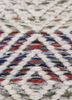 abrash blue wool and viscose flat weaves Rug - CloseUp abrash blue wool and viscose flat weaves Rug - CloseUp