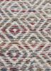 abrash red and orange wool and viscose flat weaves Rug - CloseUp abrash red and orange wool and viscose flat weaves Rug - CloseUp