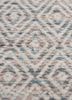 abrash red and orange wool and viscose flat weaves Rug - CloseUp