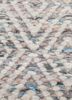 abrash pink and purple wool and viscose flat weaves Rug - CloseUp