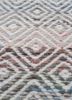 abrash red and orange wool and viscose flat weaves Rug - CloseUp abrash red and orange wool and viscose flat weaves Rug - CloseUp