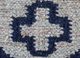 bedouin grey and black wool and viscose flat weaves Rug - CloseUp