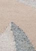 orenda grey and black wool and viscose flat weaves Rug - CloseUp