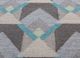 checkers grey and black wool and viscose flat weaves Rug - CloseUp checkers grey and black wool and viscose flat weaves Rug - CloseUp