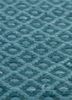 abrash blue wool and viscose flat weaves Rug - CloseUp abrash blue wool and viscose flat weaves Rug - CloseUp