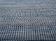 abrash blue wool and viscose flat weaves Rug - CloseUp