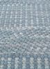 abrash blue wool and viscose flat weaves Rug - CloseUp abrash blue wool and viscose flat weaves Rug - CloseUp