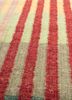 checkers red and orange wool and viscose flat weaves Rug - CloseUp