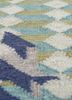 checkers grey and black wool and viscose flat weaves Rug - CloseUp checkers grey and black wool and viscose flat weaves Rug - CloseUp