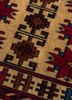 kiaan red and orange wool hand knotted Rug - CloseUp