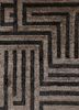 blythe beige and brown acrylic hand knotted Rug - CloseUp