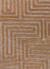 blythe beige and brown acrylic hand knotted Rug - CloseUp blythe beige and brown acrylic hand knotted Rug - CloseUp