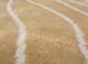 azalea gold bamboo silk hand knotted Rug - CloseUp