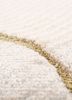 azalea beige and brown bamboo silk hand knotted Rug - CloseUp