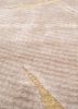 azalea beige and brown bamboo silk and zari hand knotted Rug - CloseUp azalea beige and brown bamboo silk and zari hand knotted Rug - CloseUp