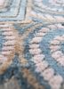 woven gems grey and black silk hand knotted Rug - CloseUp woven gems grey and black silk hand knotted Rug - CloseUp