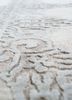 woven gems ivory silk hand knotted Rug - CloseUp woven gems ivory silk hand knotted Rug - CloseUp