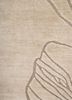 azalea ivory tencil and zari hand knotted Rug - CloseUp azalea ivory tencil and zari hand knotted Rug - CloseUp