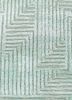azalea blue wool and bamboo silk hand knotted Rug - CloseUp azalea blue wool and bamboo silk hand knotted Rug - CloseUp