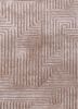 azalea beige and brown wool and bamboo silk hand knotted Rug - CloseUp azalea beige and brown wool and bamboo silk hand knotted Rug - CloseUp