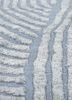 azalea blue wool and bamboo silk hand knotted Rug - CloseUp azalea blue wool and bamboo silk hand knotted Rug - CloseUp