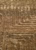 azalea gold wool and bamboo silk hand knotted Rug - CloseUp azalea gold wool and bamboo silk hand knotted Rug - CloseUp