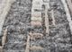 manifest grey and black wool and bamboo silk hand knotted Rug - CloseUp manifest grey and black wool and bamboo silk hand knotted Rug - CloseUp