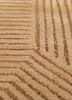 azalea gold wool and bamboo silk hand knotted Rug - CloseUp