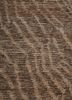 aprezo beige and brown wool hand knotted Rug - CloseUp aprezo beige and brown wool hand knotted Rug - CloseUp