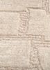 manifest ivory wool hand knotted Rug - CloseUp