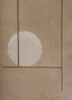 sthir beige and brown wool hand knotted Rug - CloseUp